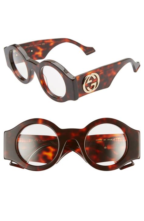 gucci novelty 47mm round sunglasses|Gucci oversized round sunglasses.